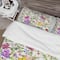 Designart 'Purple Blossoming Orchids and Yellow Butterflies' Floral Bedding Set - Duvet Cover & Shams